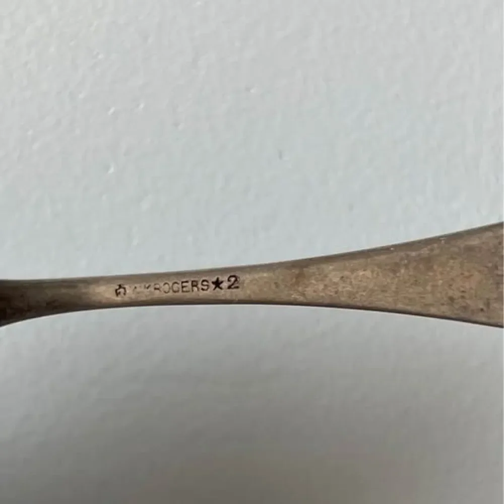 Vintage Silver-plated Spoon with Shell Motif
